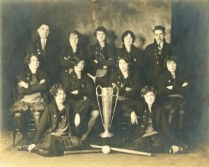 The sporting life in Flamborough included women's teams, like this 1925 Greensville Girls Softball Team